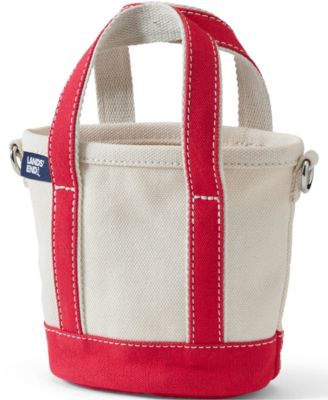 Mini Natural Open Top Canvas Tote Bag