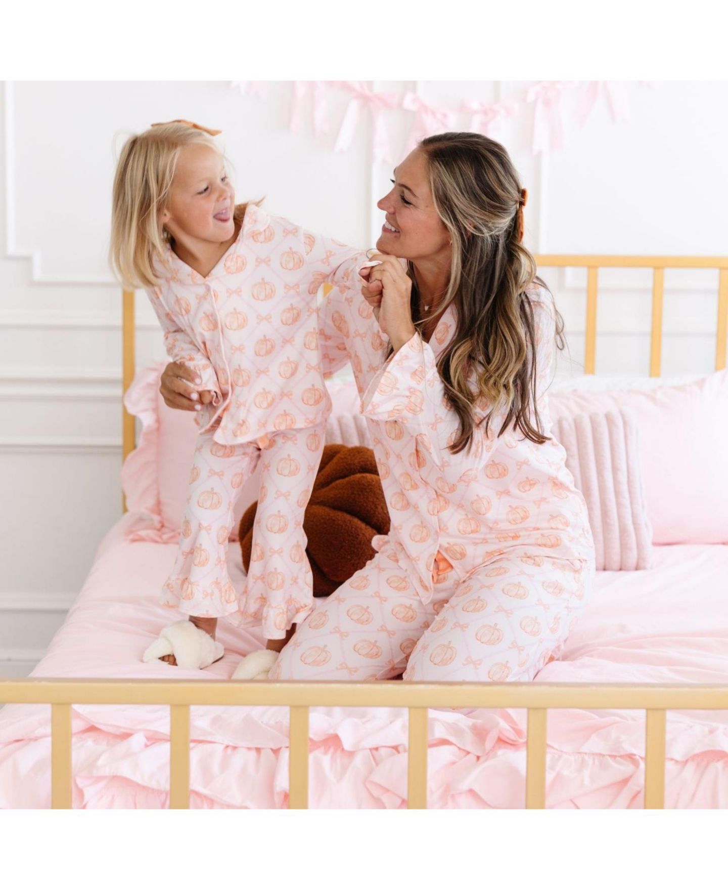 Sweet Wink Big Girls Pumpkin Trellis Lounge Set, цвет: Оранжевый — фото 2