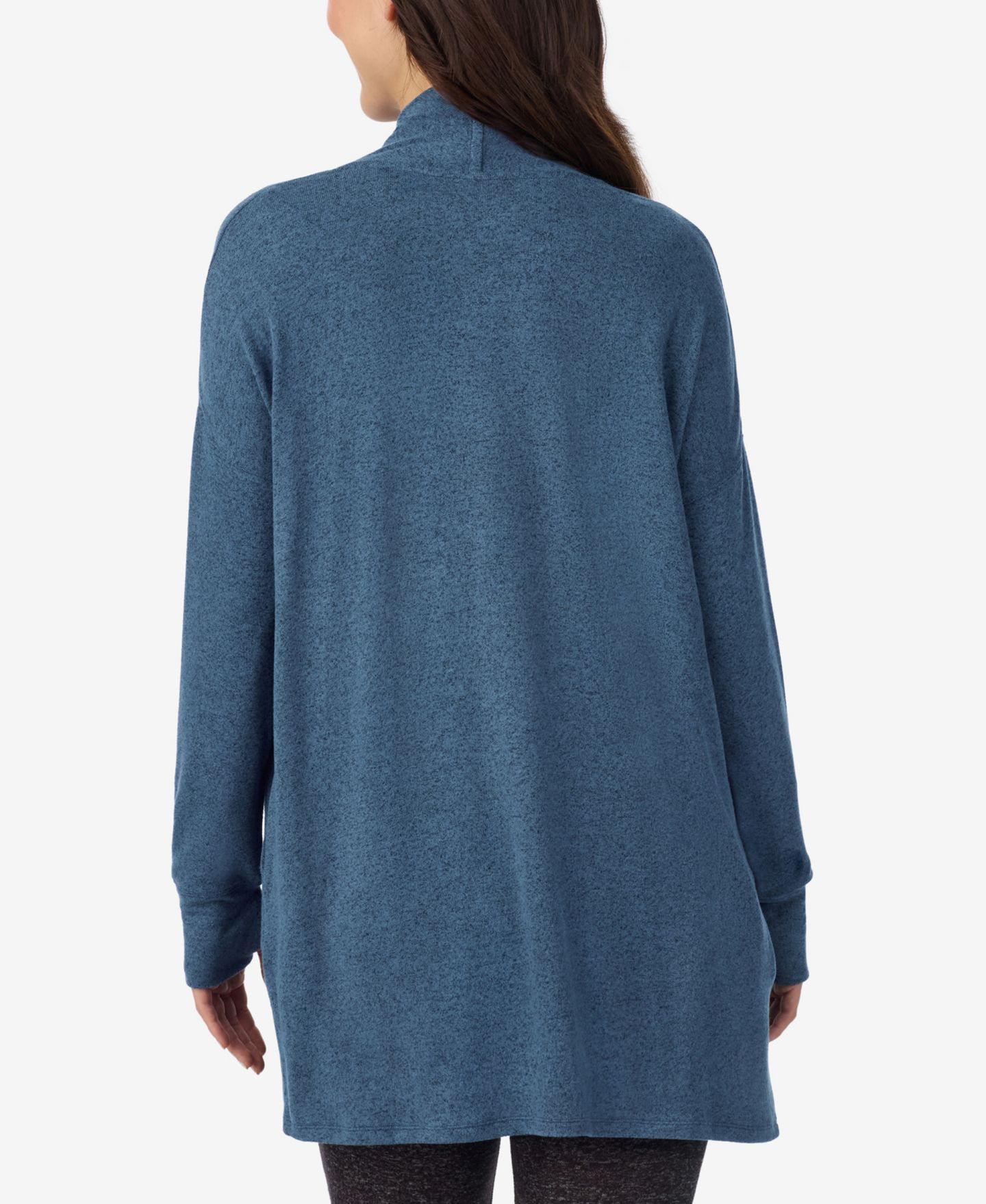 Женский свитер Cuddl Duds SoftKnit Sweater-Knit Long-Sleeve Wrap, цвет: Шамбре — фото 4