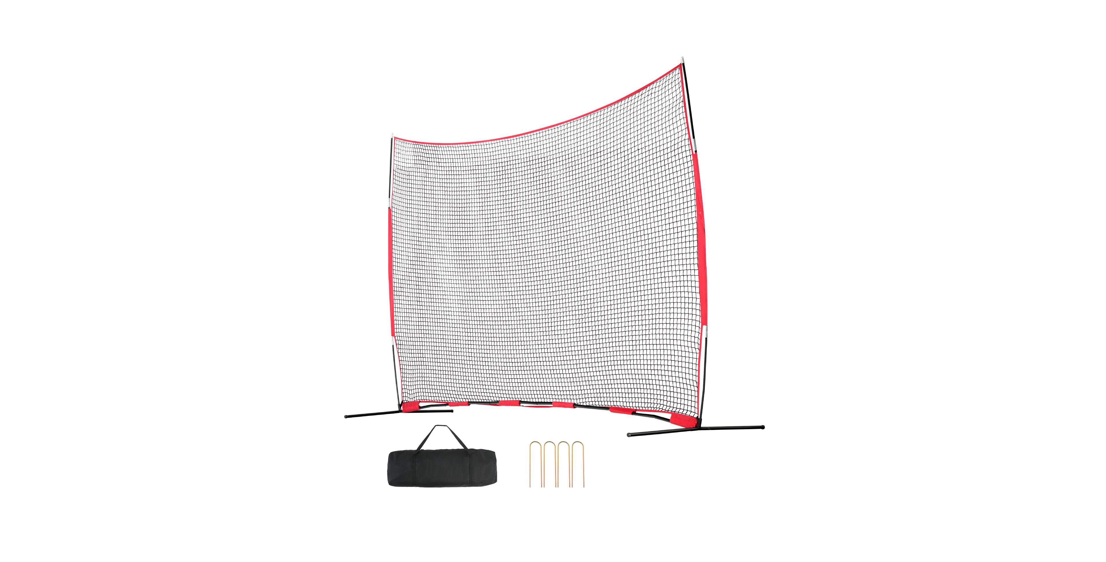 Sugift Portable Ball Sports Barrier Net with Carry Bag for Baseball Softball Soccer Hockey