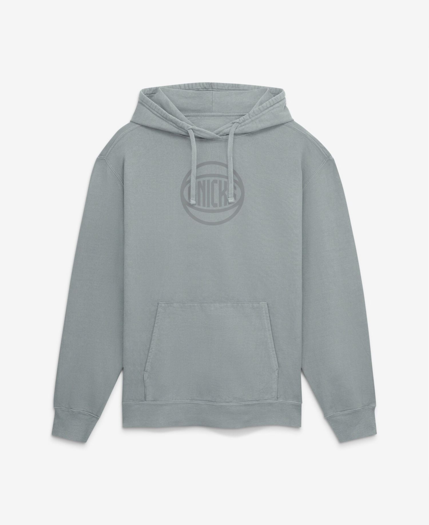 Men's Gray New York Knicks Washed Hoodie