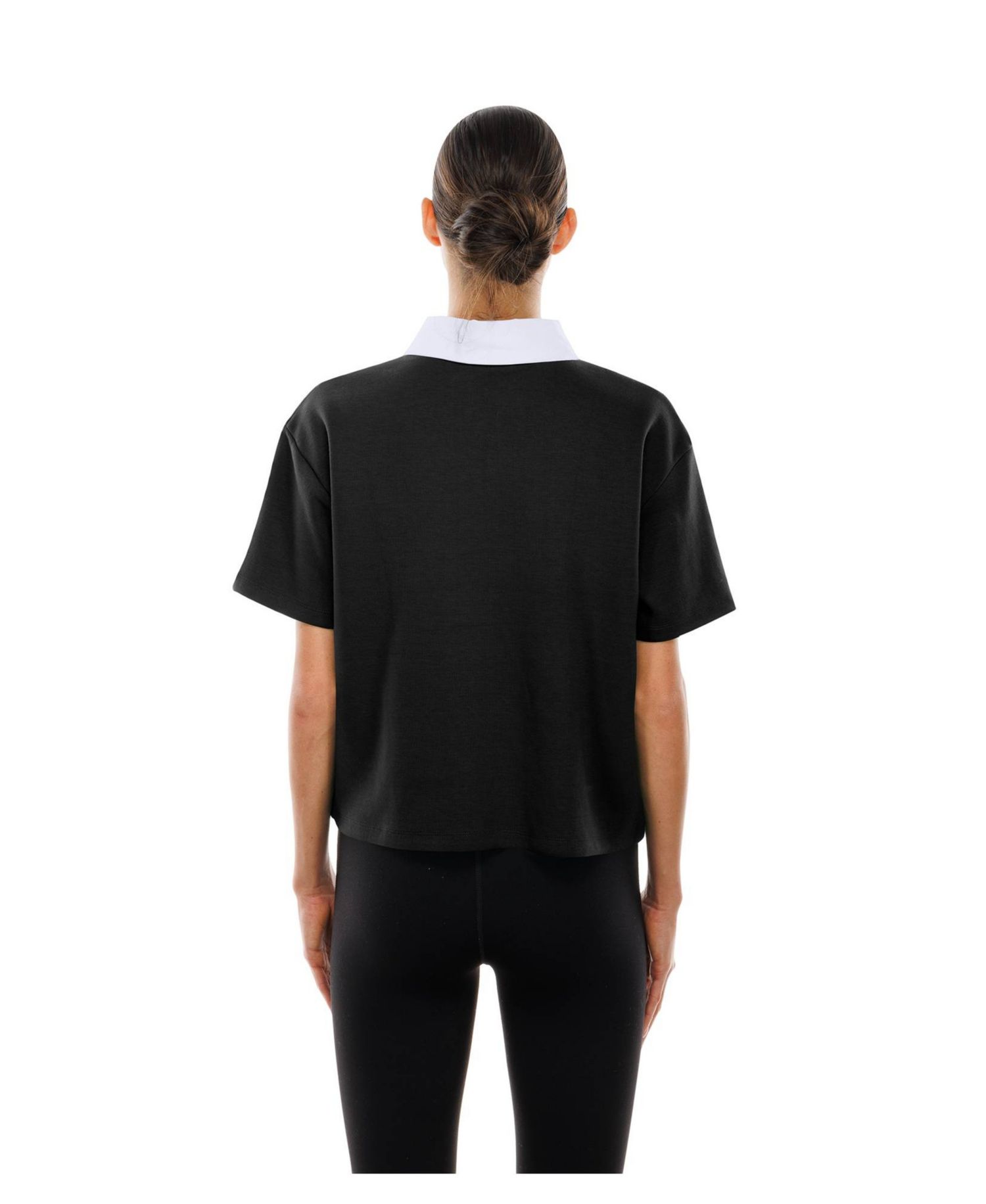 Women's Pittsburgh Steelers Boxy Cropped Polo