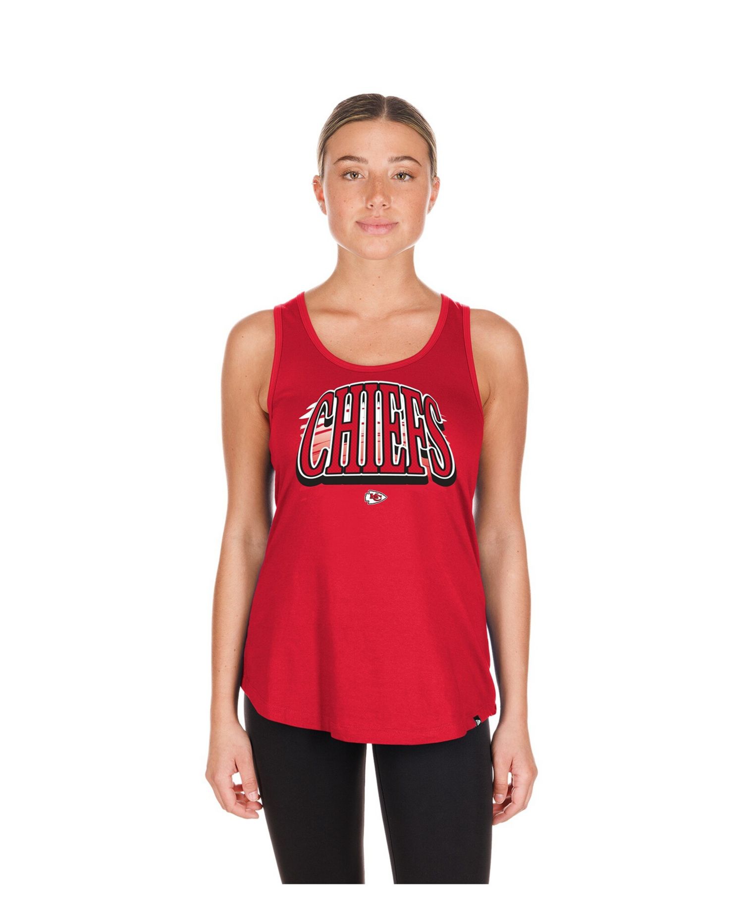 Women's Kansas City Chiefs Scoop Neck Sleeveless Tank Top