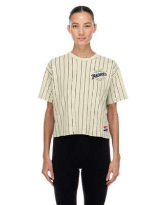 Women's San Diego Padres Boxy Cropped T-Shirt