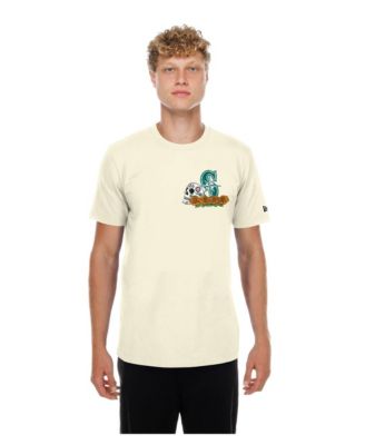 Men's Natural Seattle Mariners Dia de los Muertos Sugar Skull T-Shirt