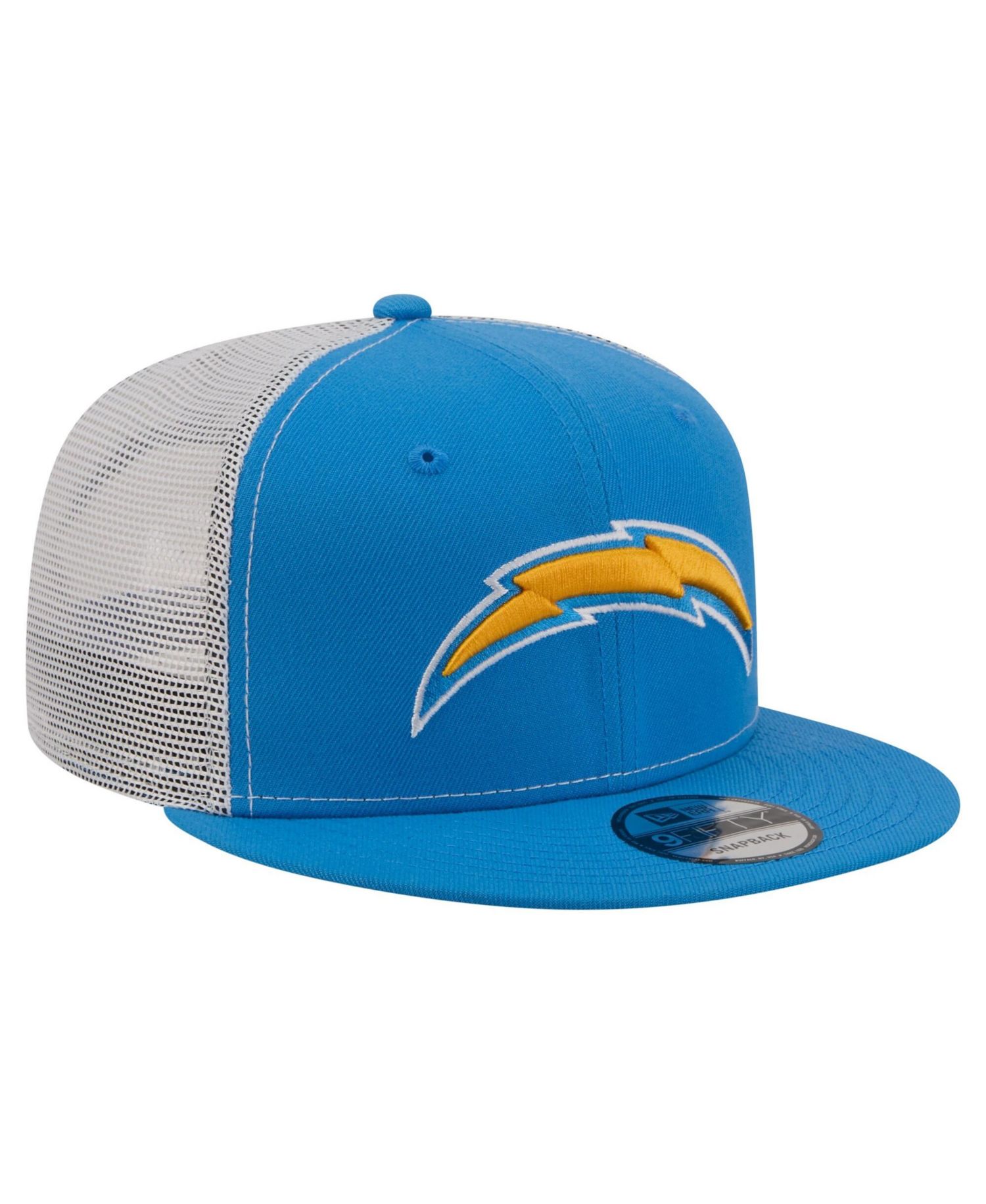 Men's Powder Blue Los Angeles Chargers Core Team 9FIFTY Trucker Snapback Hat