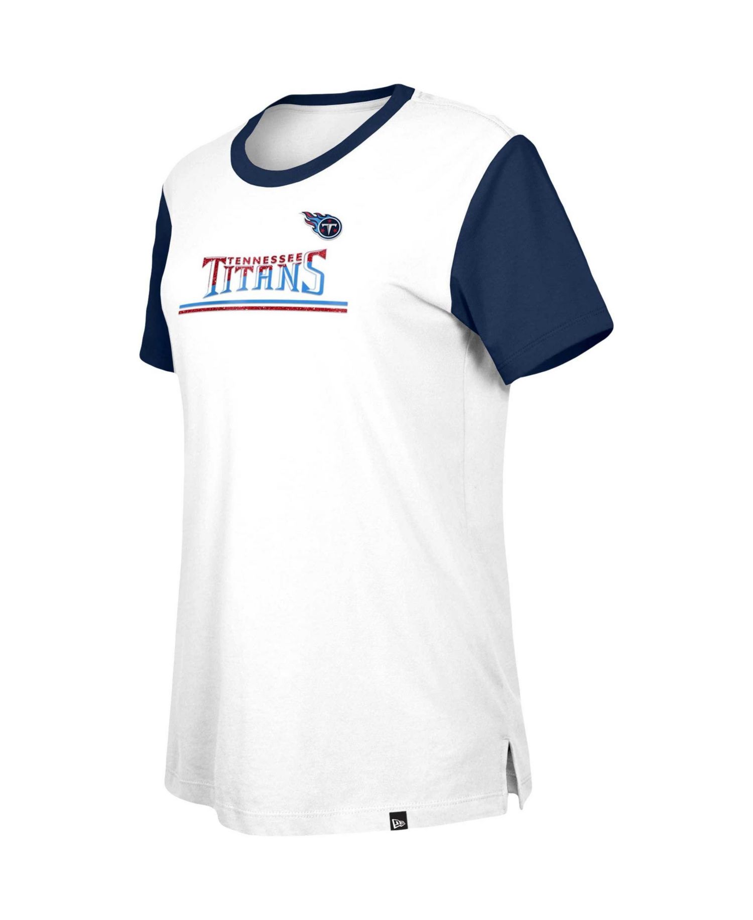 Women's Tennessee Titans Third Down Color Block Side Splits T-Shirt