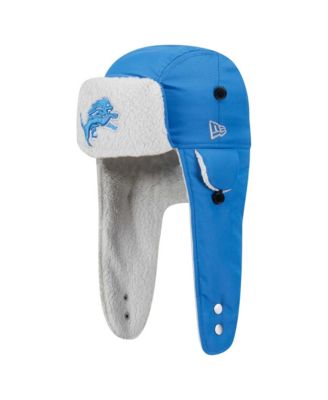 Men's Blue Detroit Lions Sherpa&nbsp;Trapper Hat