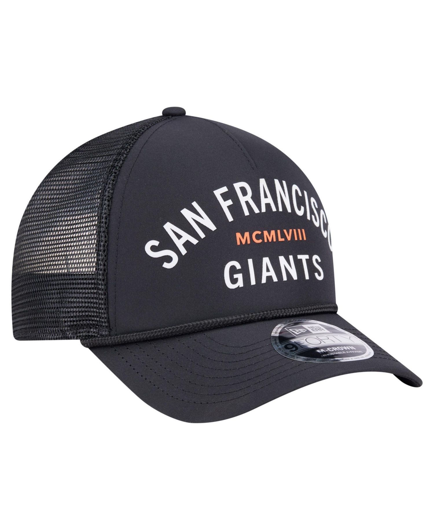 Men's Black San Francisco Giants Minimalist 9FORTY A-Frame Adjustable Hat