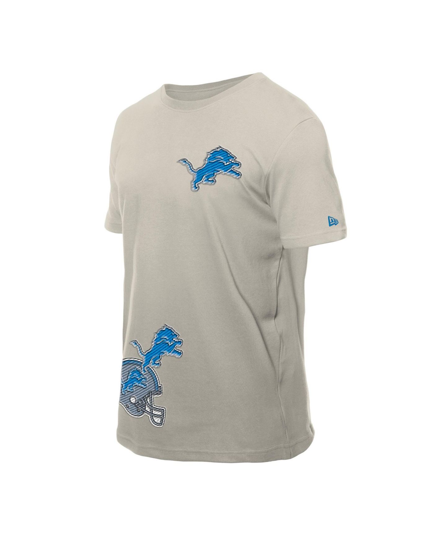 Мужская футболка New Era Light Beige Detroit Lions Multi Patch — фото 4