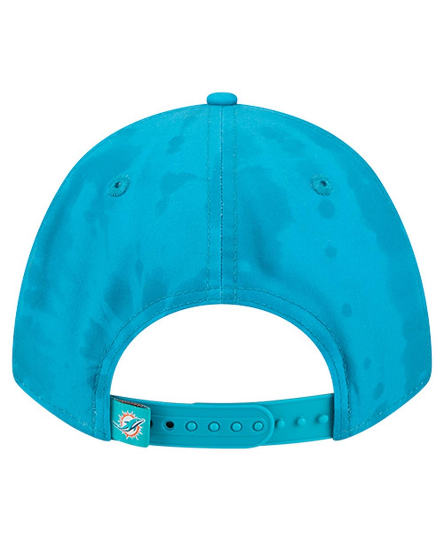 Men's Aqua Miami Dolphins Tie Dye Fade 9Forty M-Crown A-Frame Adjustable Hat