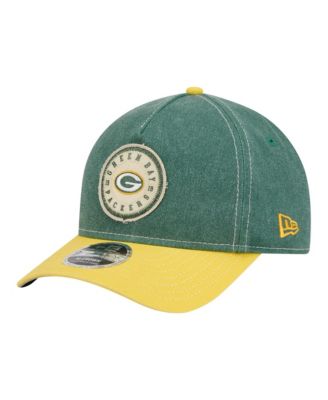 Men's Green/Gold Green Bay Packers 9FORTY Felt A-Frame Adjustable Hat