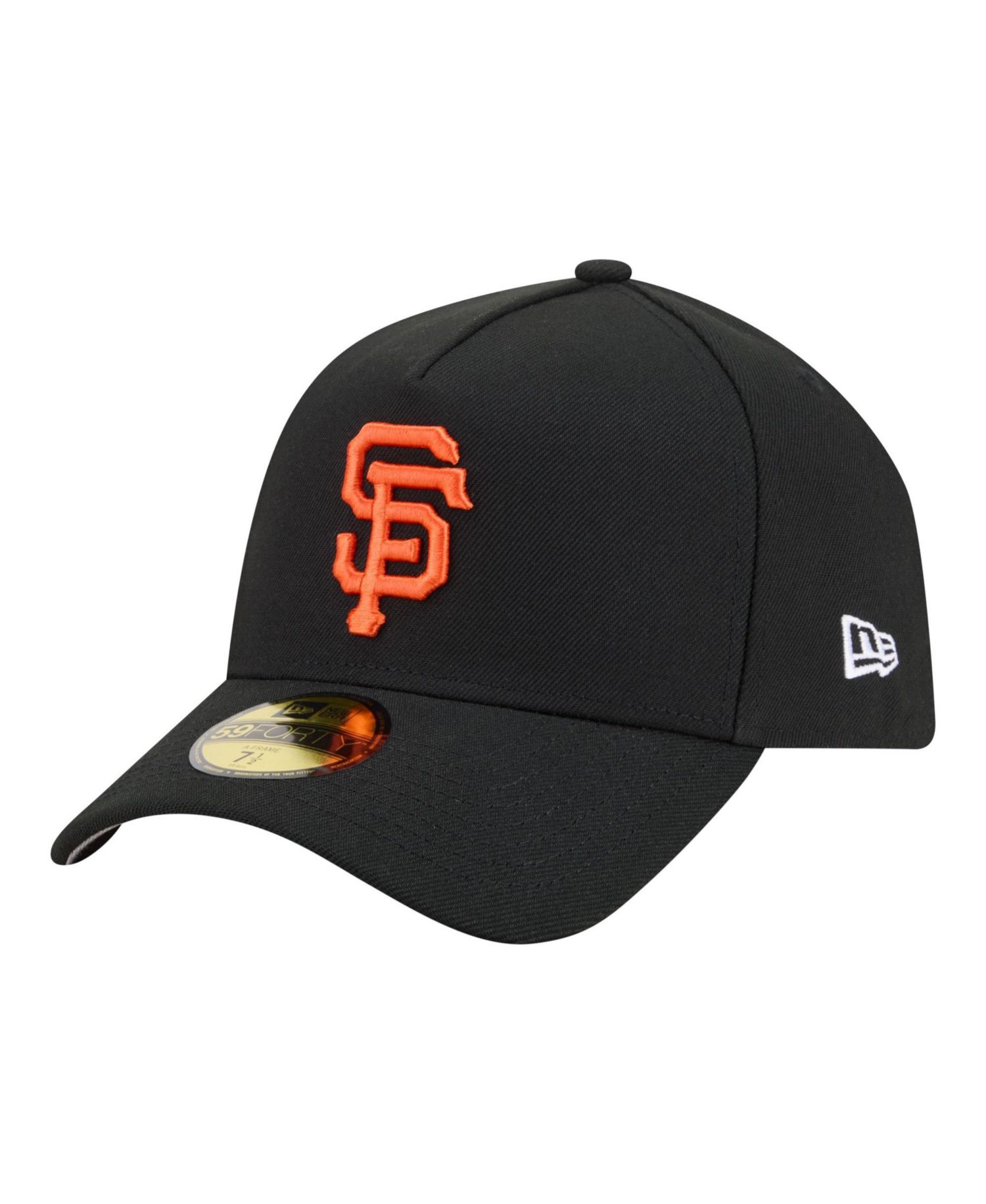 Men's Black San Francisco Giants A-Frame 59FORTY Fitted Hat