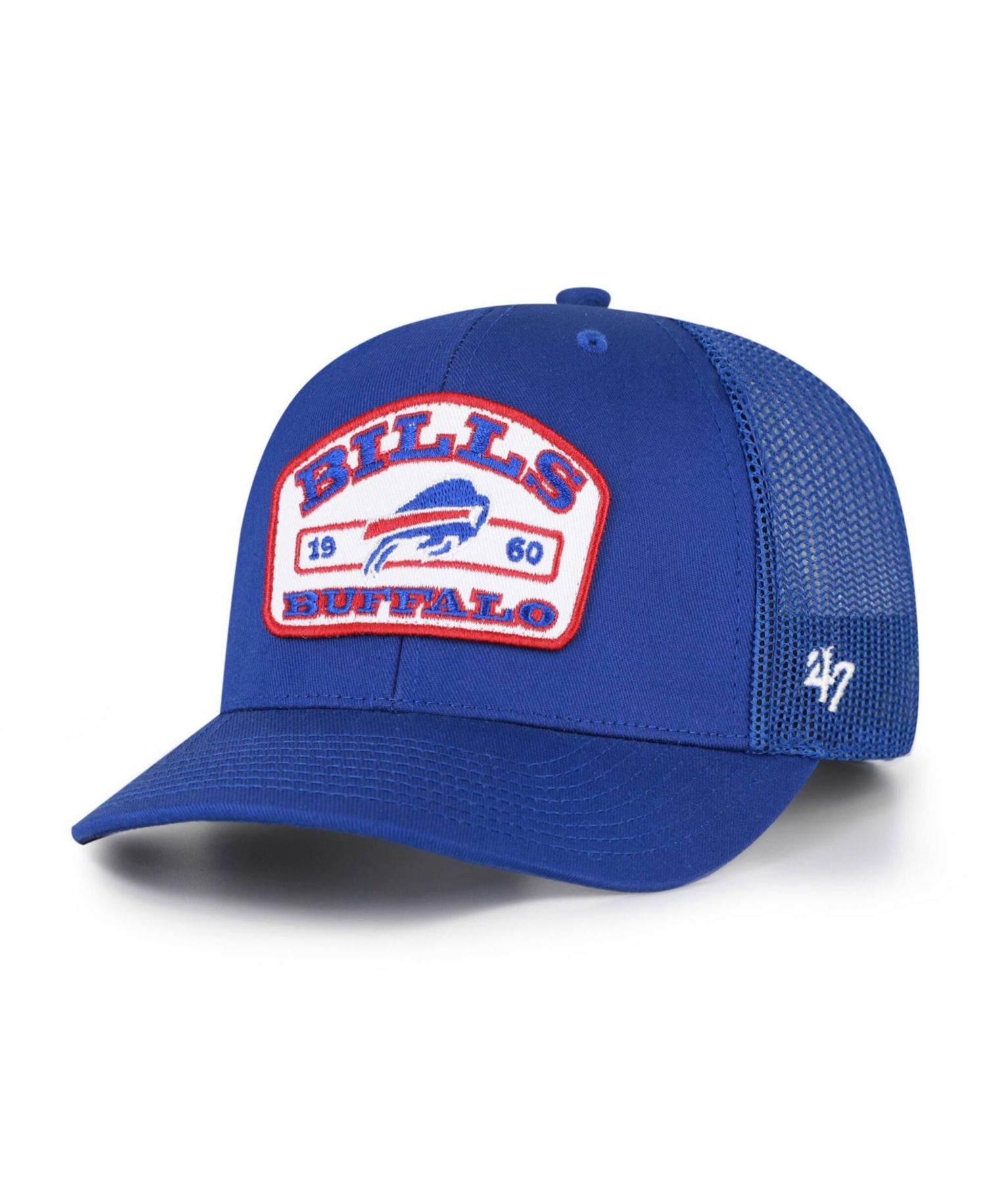 Men's Royal Buffalo Bills Roadway Adjustable Trucker Hat