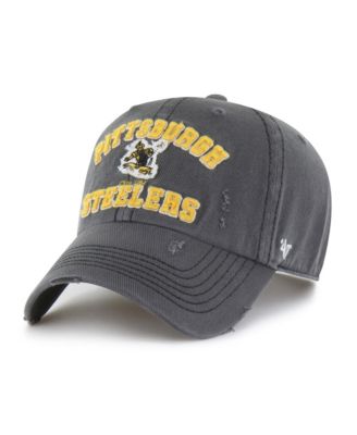 Men's Charcoal Pittsburgh Steelers Seymoore Clean Up Adjustable Hat