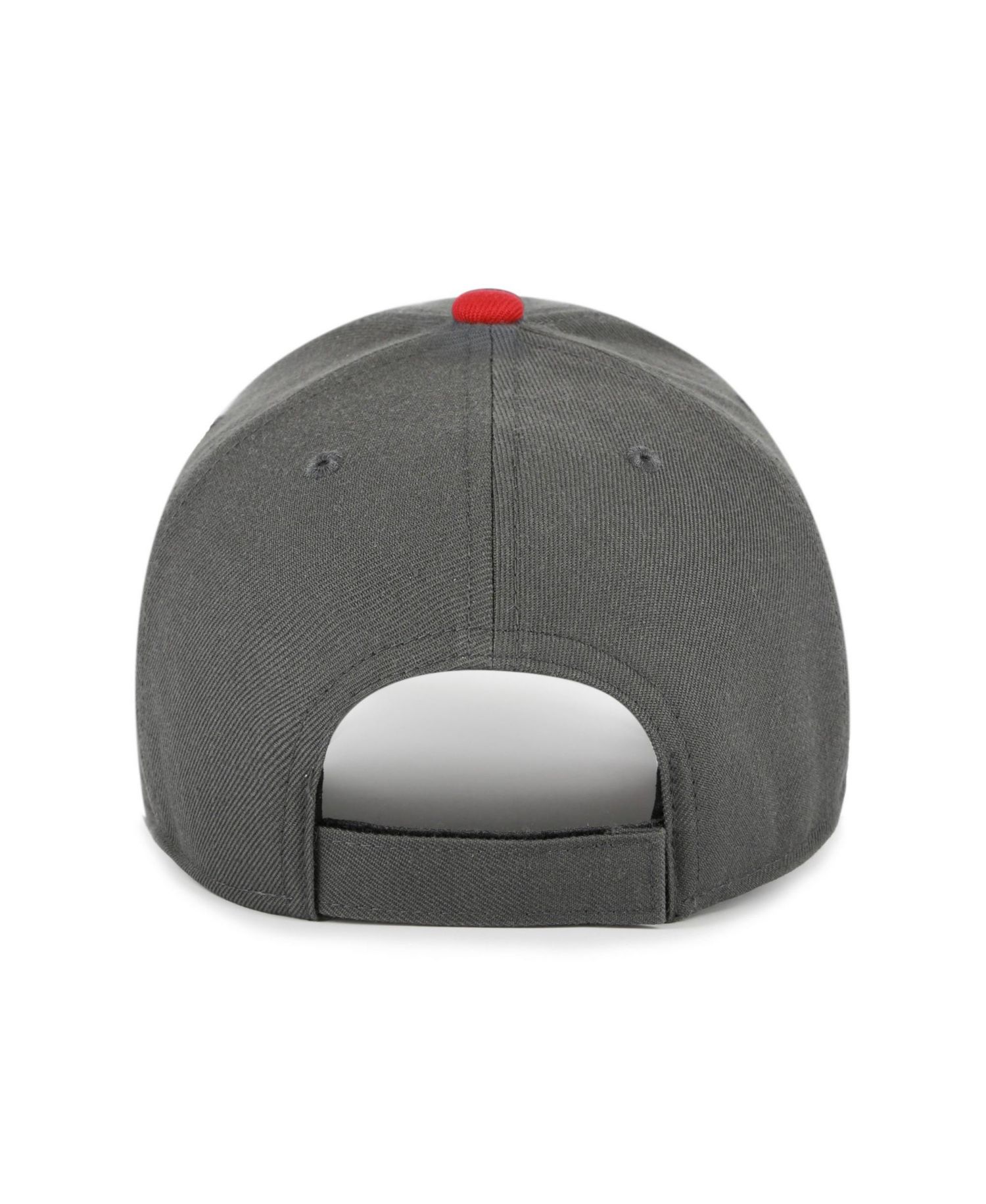 Men's Charcoal Kansas City Chiefs Split Block MVP Adjustable Hat