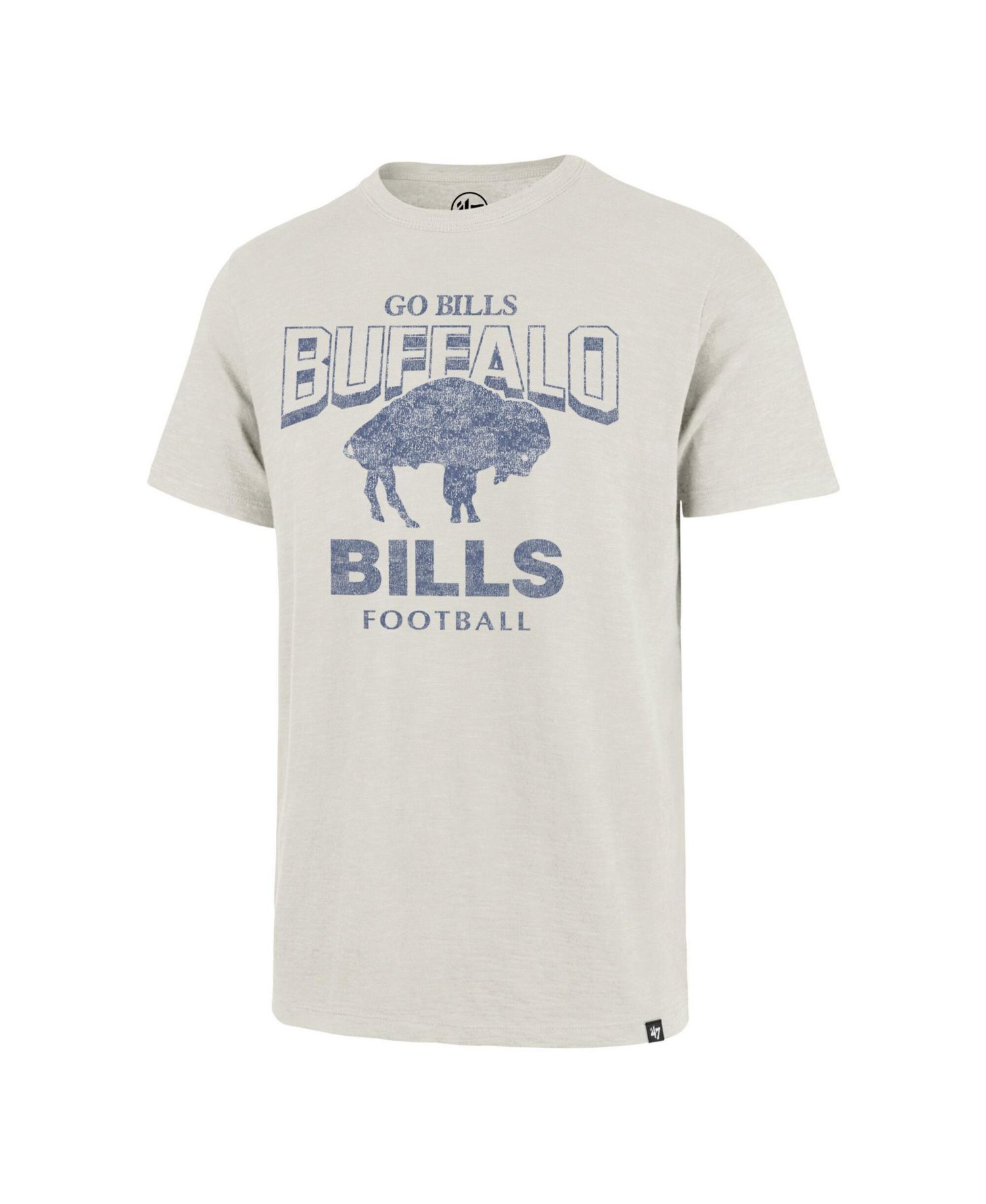 Men's Natural Buffalo Bills Head On Scrum T-Shirt