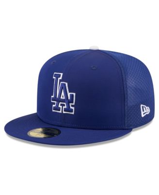 Big Boys and Girls Royal Los Angeles Dodgers Batting Practice 59FIFTY Fitted Hat