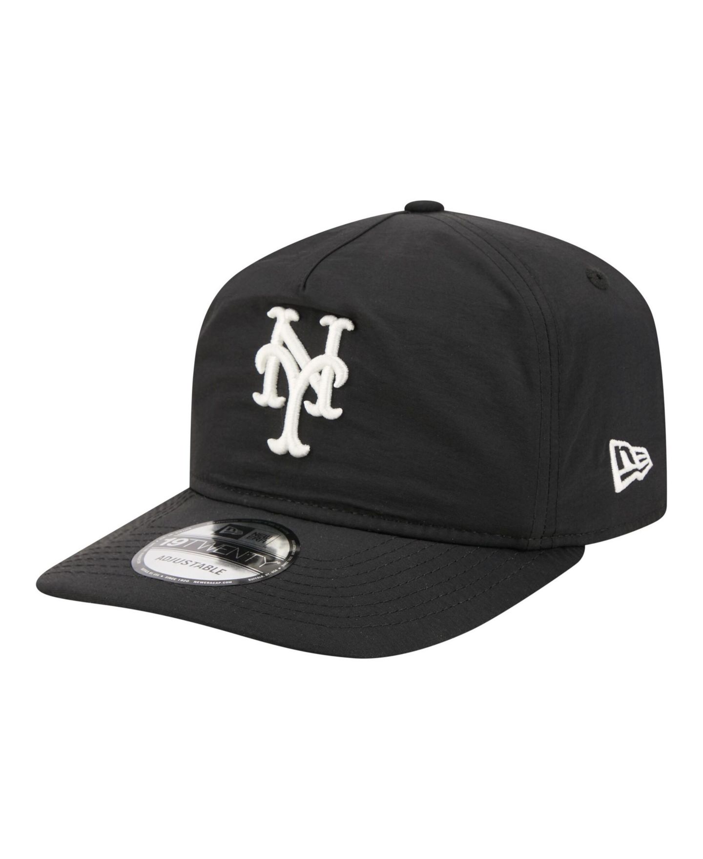 Мужская кепка New Era Black New York Mets Everyday 19TWENTY Adjustable Hat — фото 1