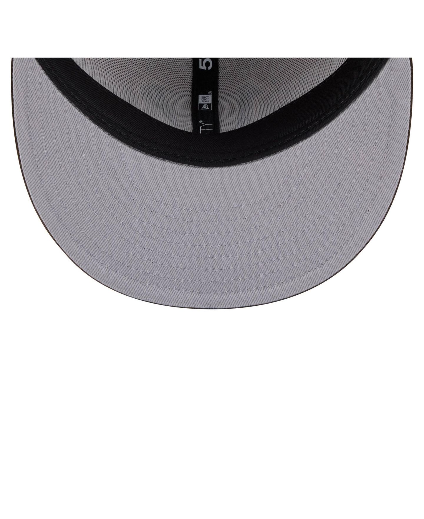 Мужская кепка New Era Light Brown/Dark Brown Cincinnati Bengals Two-Tone Walnut 59FIFTY Fitted Hat — фото 5