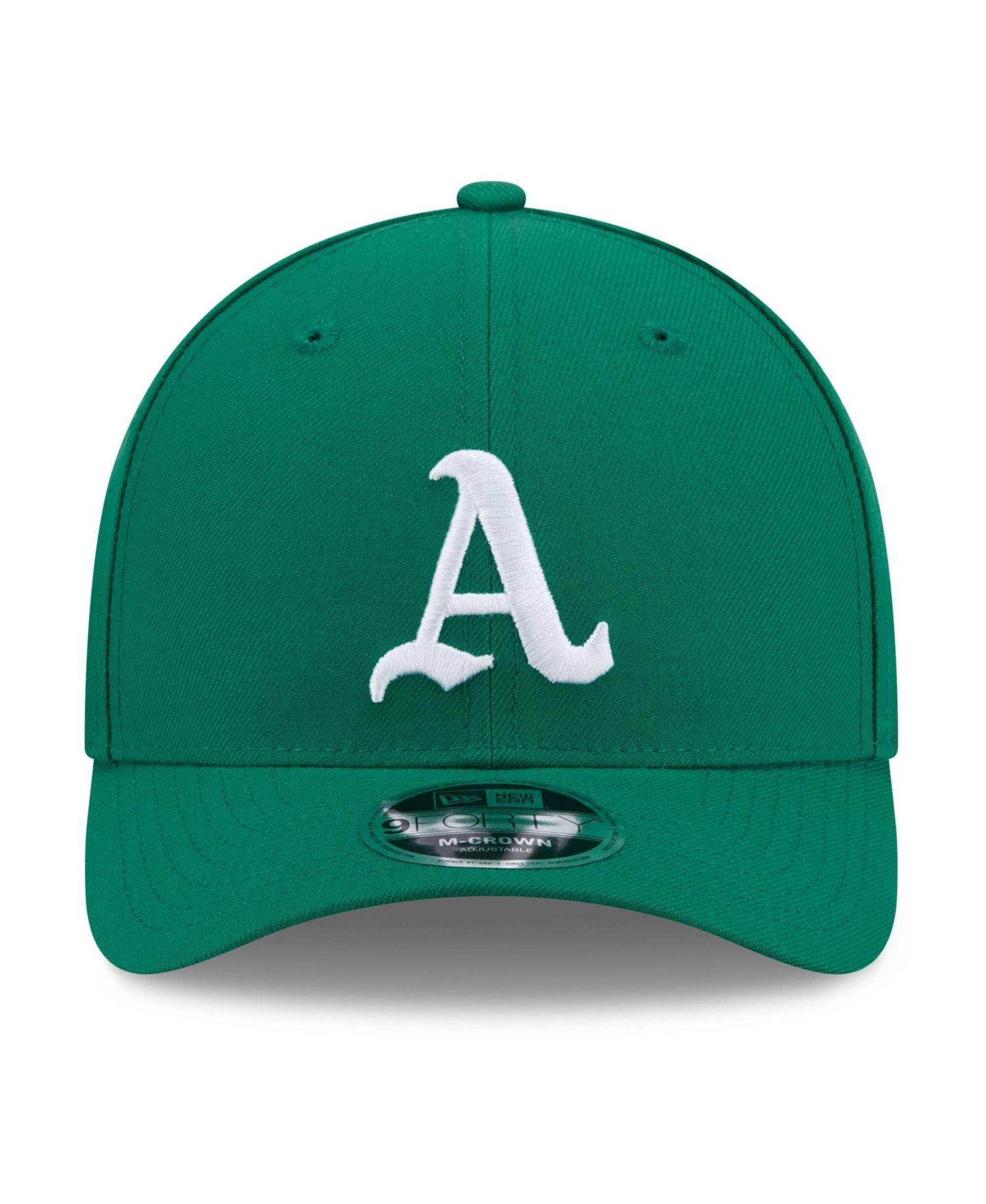 Мужская кепка New Era Kelly Green Athletics 2026 Baseball Hall of Fame 9FORTY M-Crown Adjustable Hat — фото 2