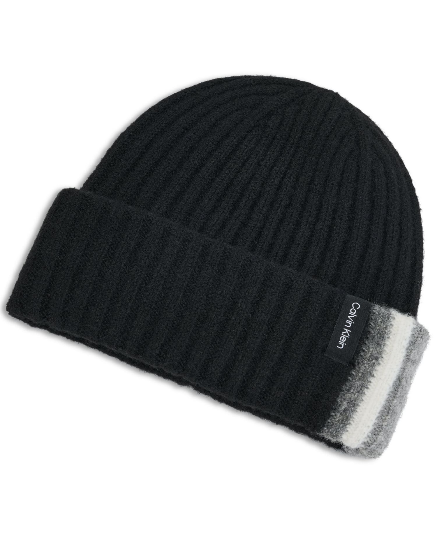 Women's Colorblock Fold Over Cuff Beanie