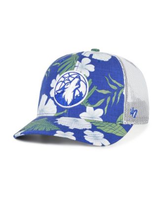 Men's Blue Minnesota Timberwolves Beach Side Trucker Adjustable Hat