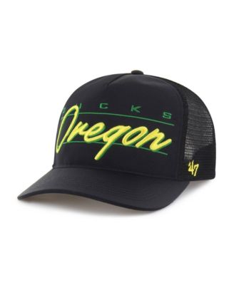 Men's and Women's Black Oregon Ducks brr&deg; Condor Mesh Hitch Adjustable Hat