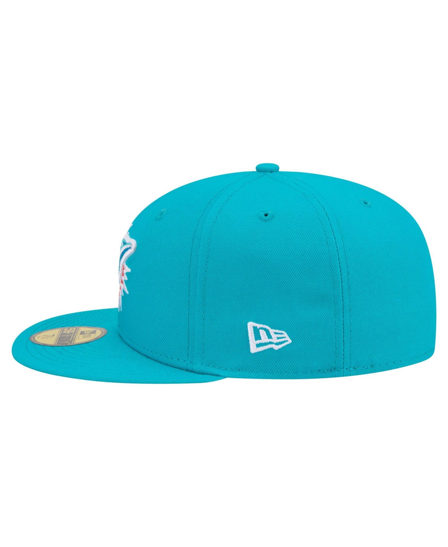 Men's Aqua Miami Dolphins 59FIFTY Fitted Hat