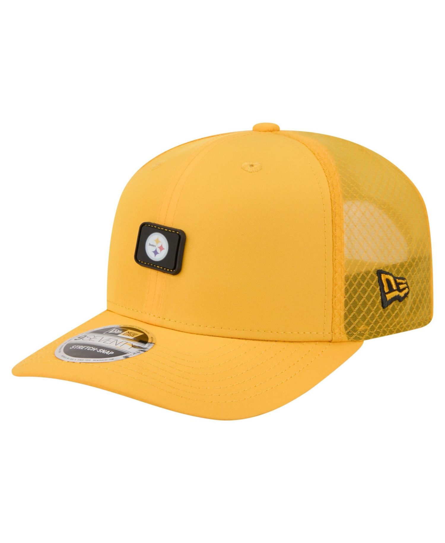 Men's Gold Pittsburgh Steelers Micro Badge 9SEVENTY Adjustable Hat