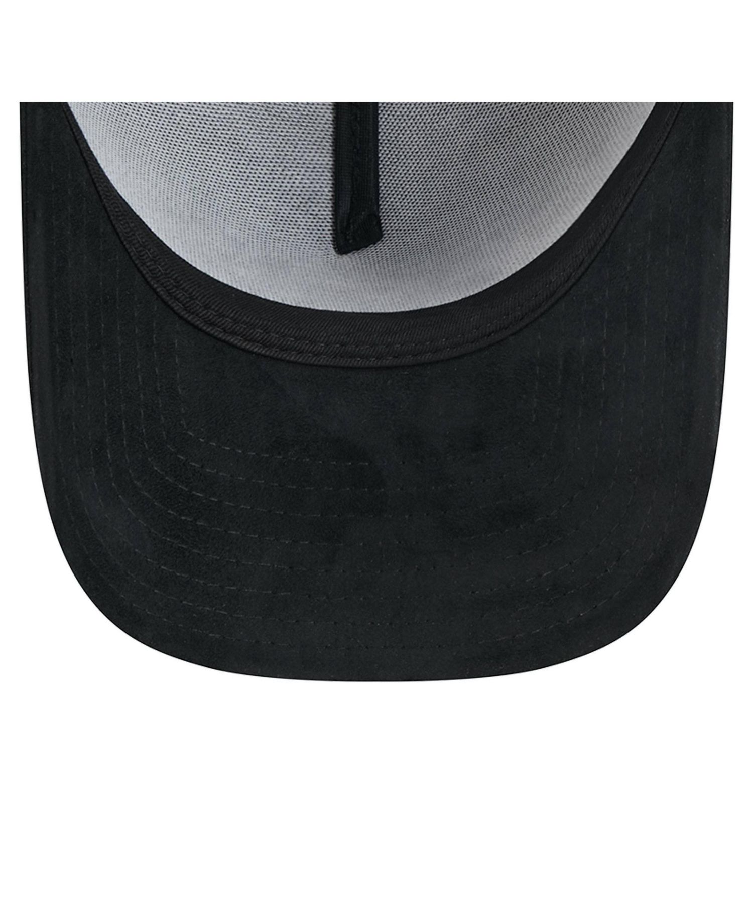 Men's Black New York Yankees Script Text 9FORTY A-Frame Adjustable Hat