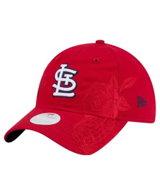 Women's Red St. Louis Cardinals Roses 9TWENTY Adjustable Hat