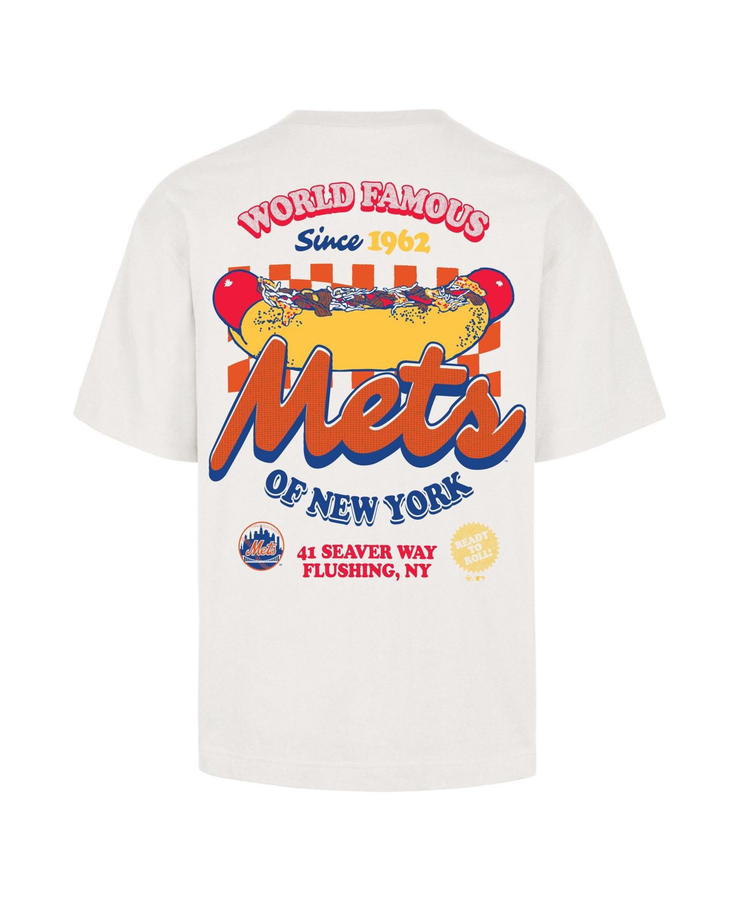 Men's Cream New York Mets Glizzy T-Shirt