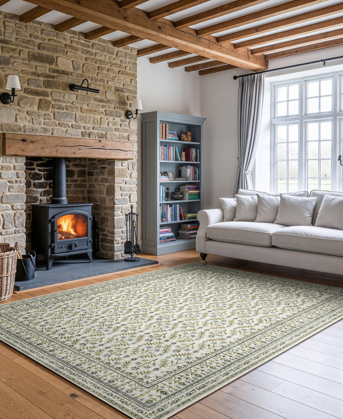 Oriental Weavers Andorra 3717C 7'10"x10'10" Area Rug