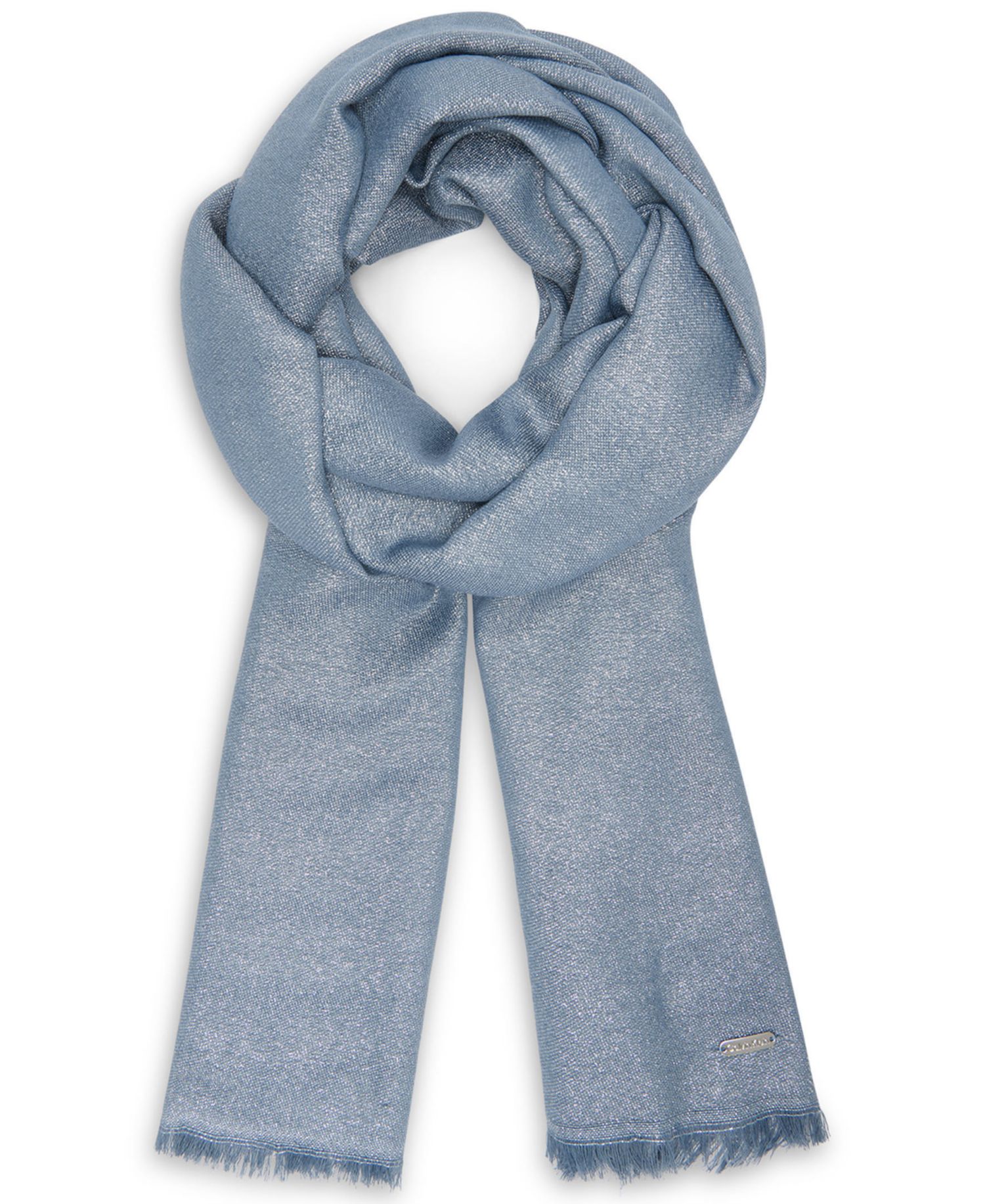 Lightweight Metallic Evening Scarf