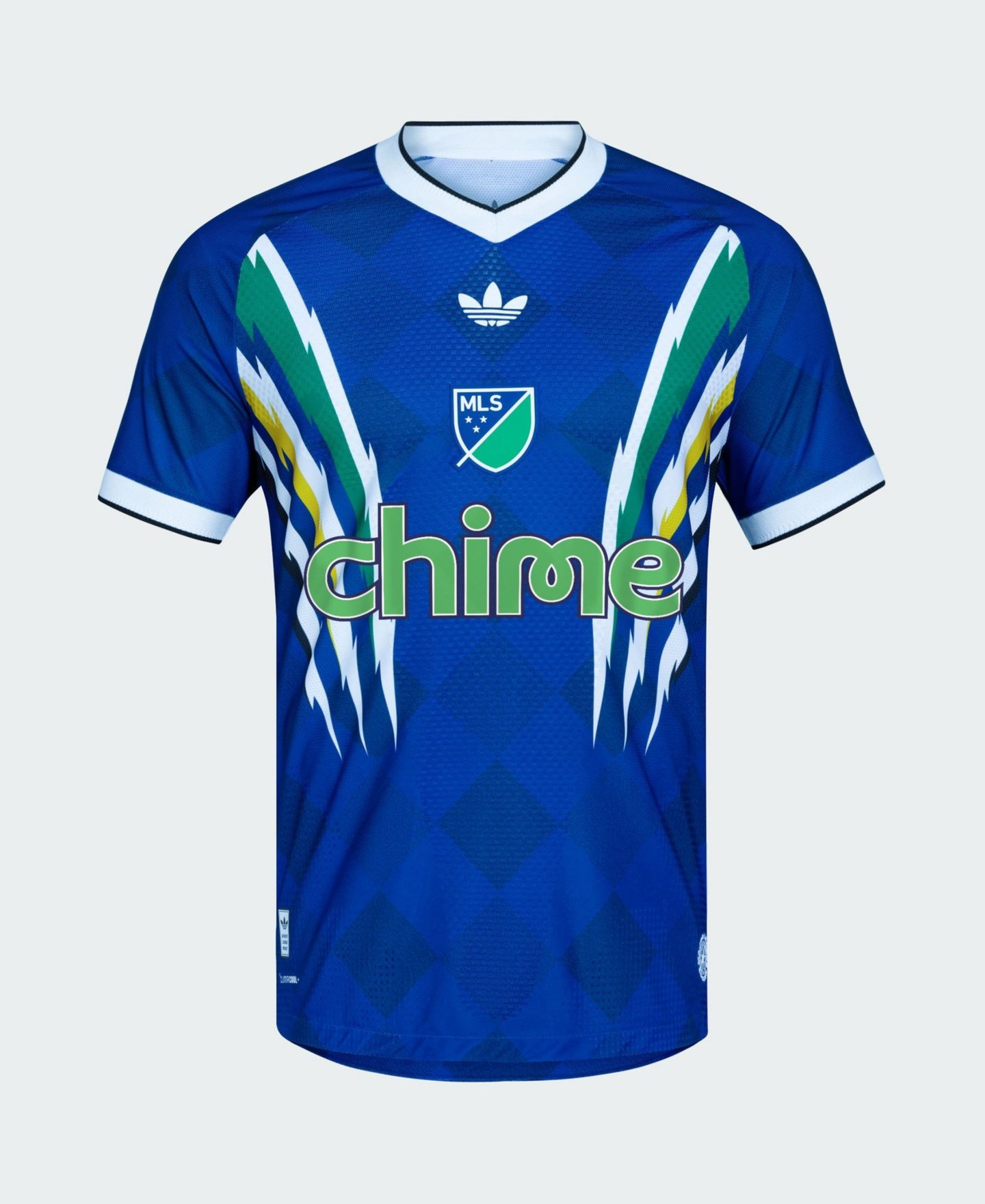 Мужской топ adidas Blue MLS All Stars 2026 MLS All-Star Game On-Field Authentic Jersey — фото 2