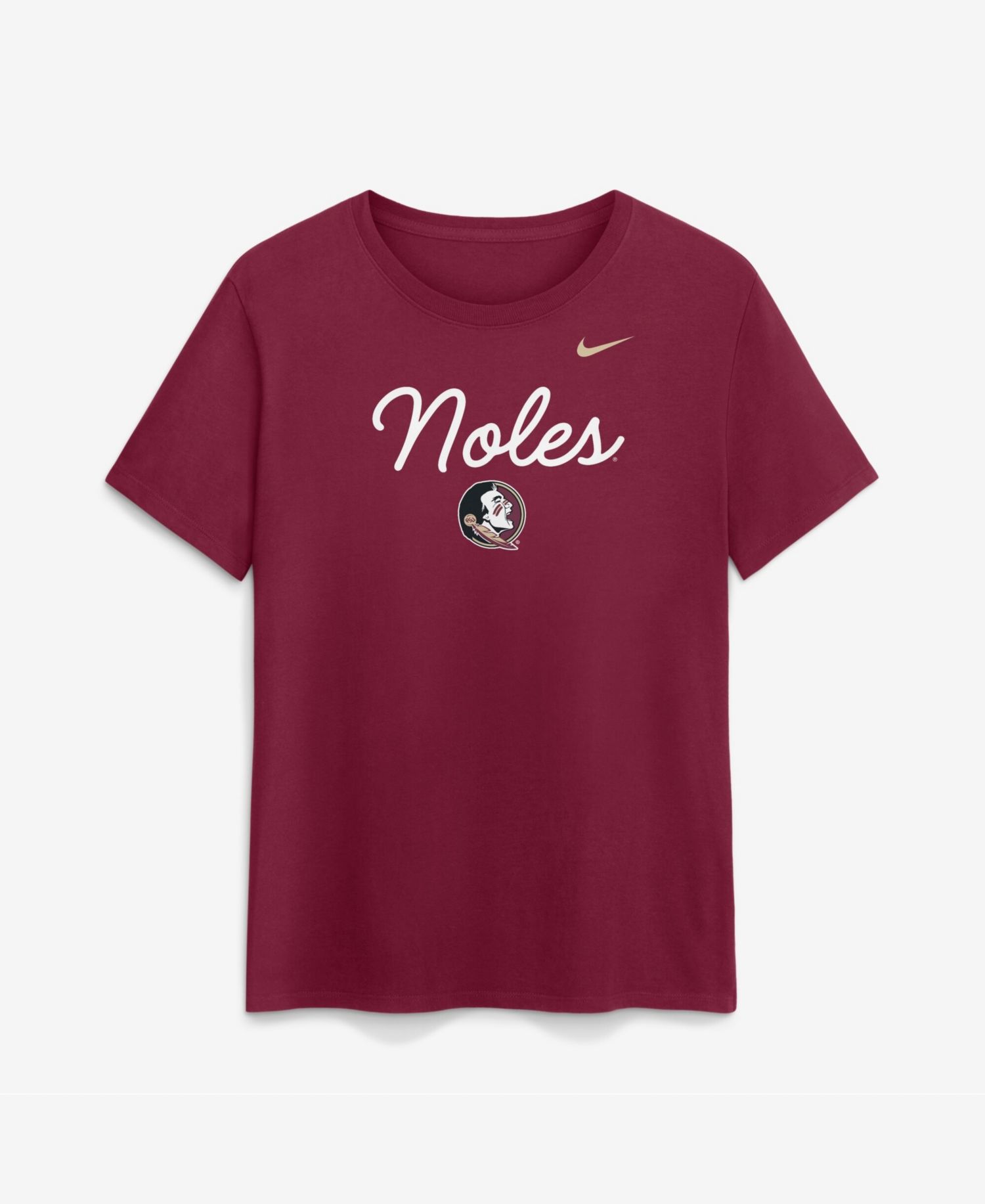 Women's Garnet Florida State Seminoles Script Mantra Logo T-Shirt