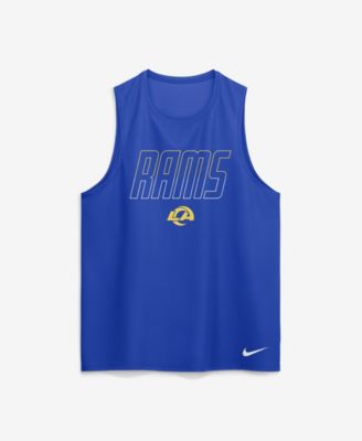 Men's Royal Los Angeles Rams Kickoff Miler Dri-FIT Tank Top