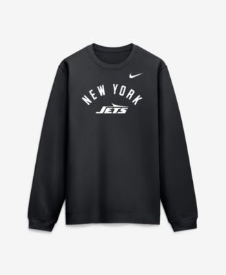 Men's Black New York Jets Defensive Leader Club Fleece Sweatshirt