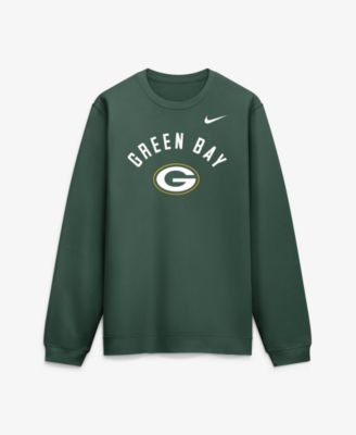 Men's Green Green Bay Packers Defensive Leader Club Fleece Sweatshirt