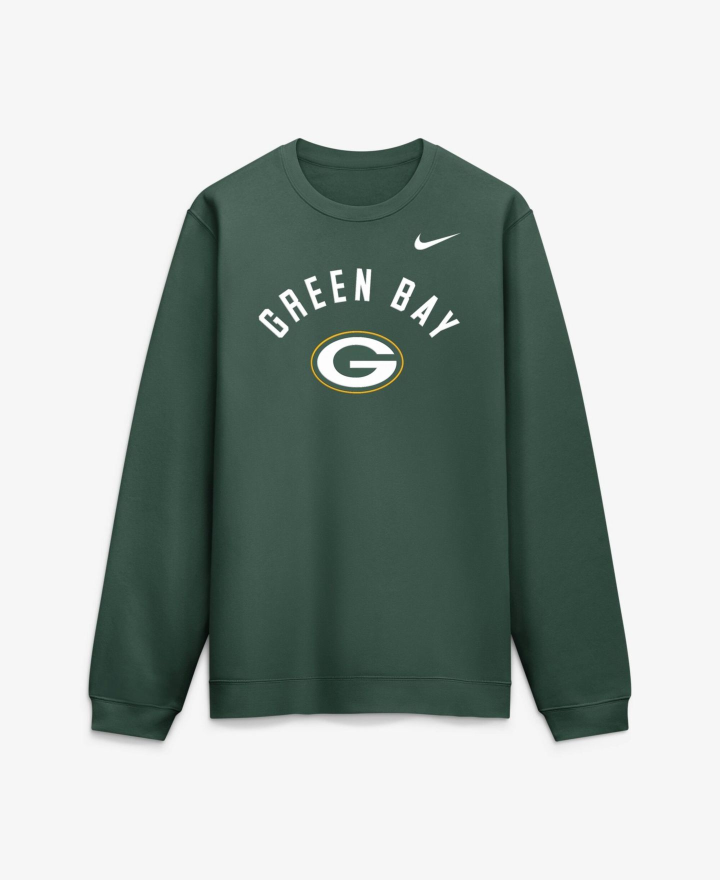 Мужская толстовка Nike Green Green Bay Packers Defensive Leader Club Fleece — фото 1