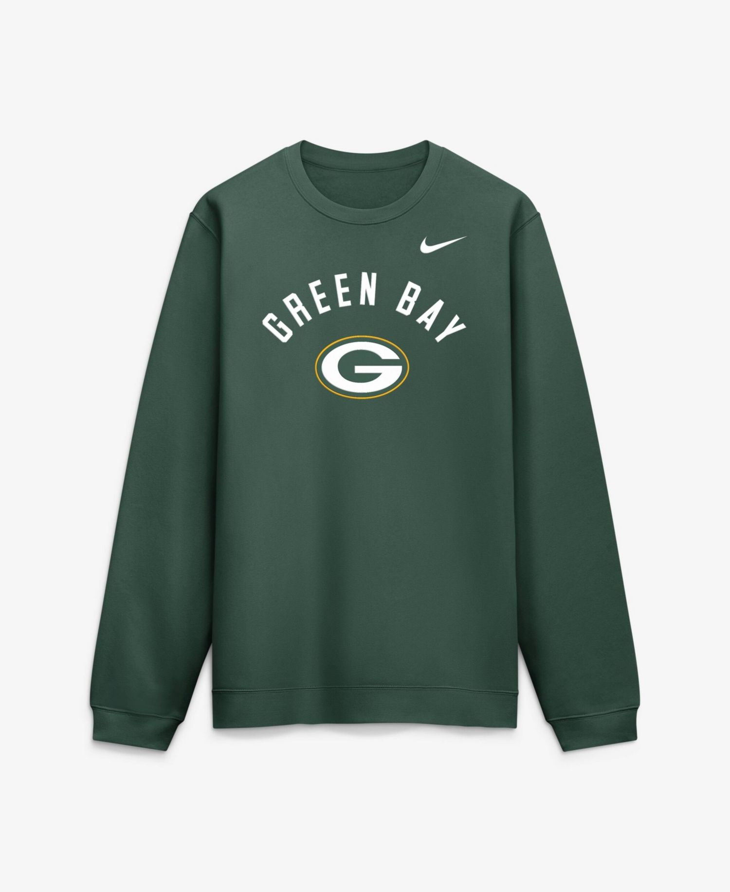 Men's Green Green Bay Packers Defensive Leader Club Fleece Sweatshirt