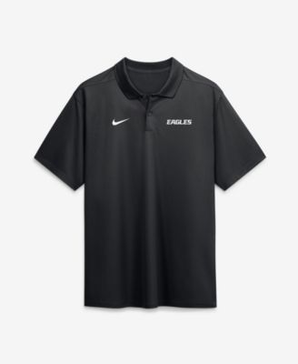 Men's Black Philadelphia Eagles Wordmark Victory Dri-FIT Polo Shirt
