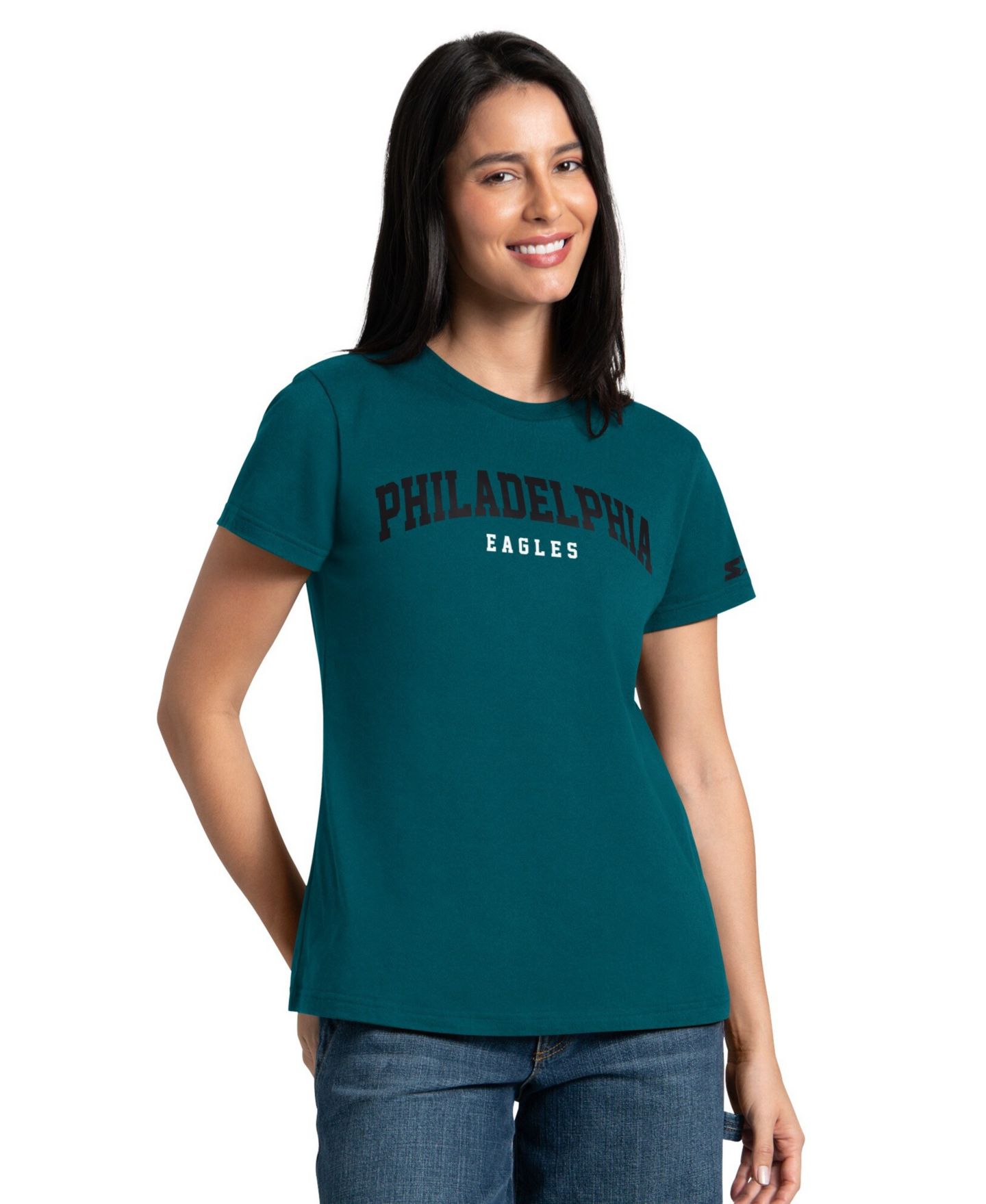 Женские футболки Starter Midnight Green/Black Philadelphia Eagles Combo Pack — фото 2