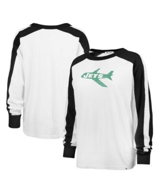 Women's New York Jets Premier Caribou Long-Sleeve Crewneck T-Shirt