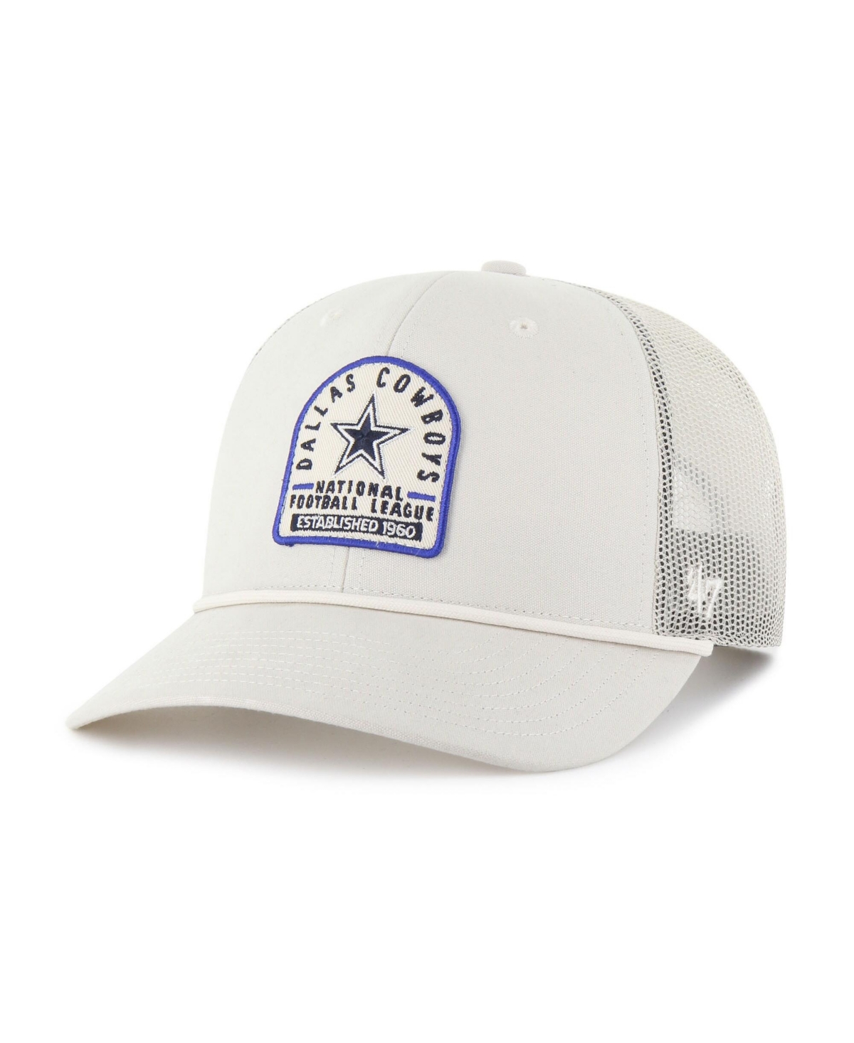 47 Brand Men's Cream Dallas Cowboys Gravestone Trucker Adjustable Hat - Cream