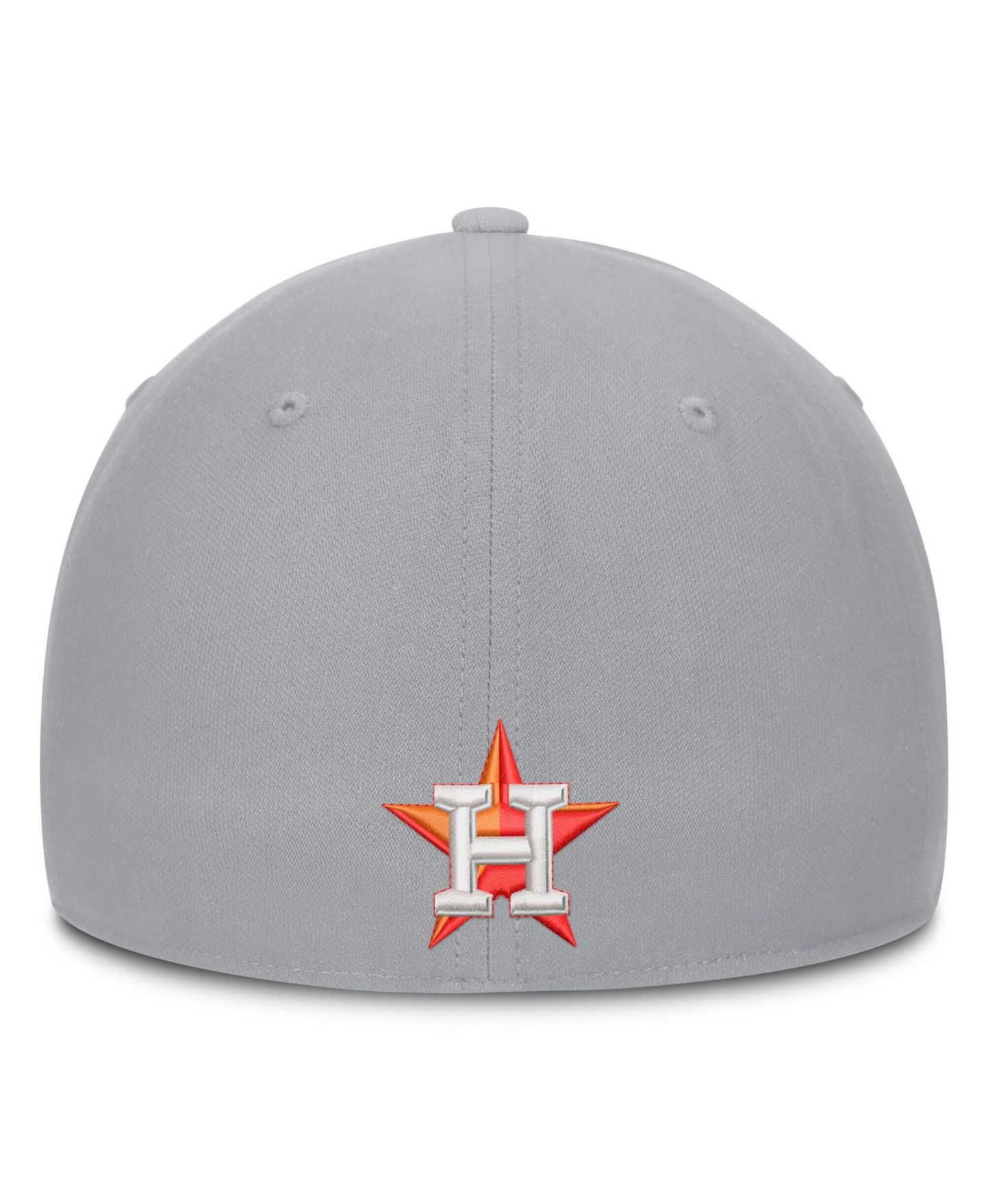 Мужская кепка Nike Gray Houston Astros Primetime Rise Dri-FIT Flex Hat — фото 4