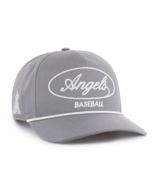 47 Brand Men's Gray Los Angeles Angels Foundational Hitch Adjustable Hat