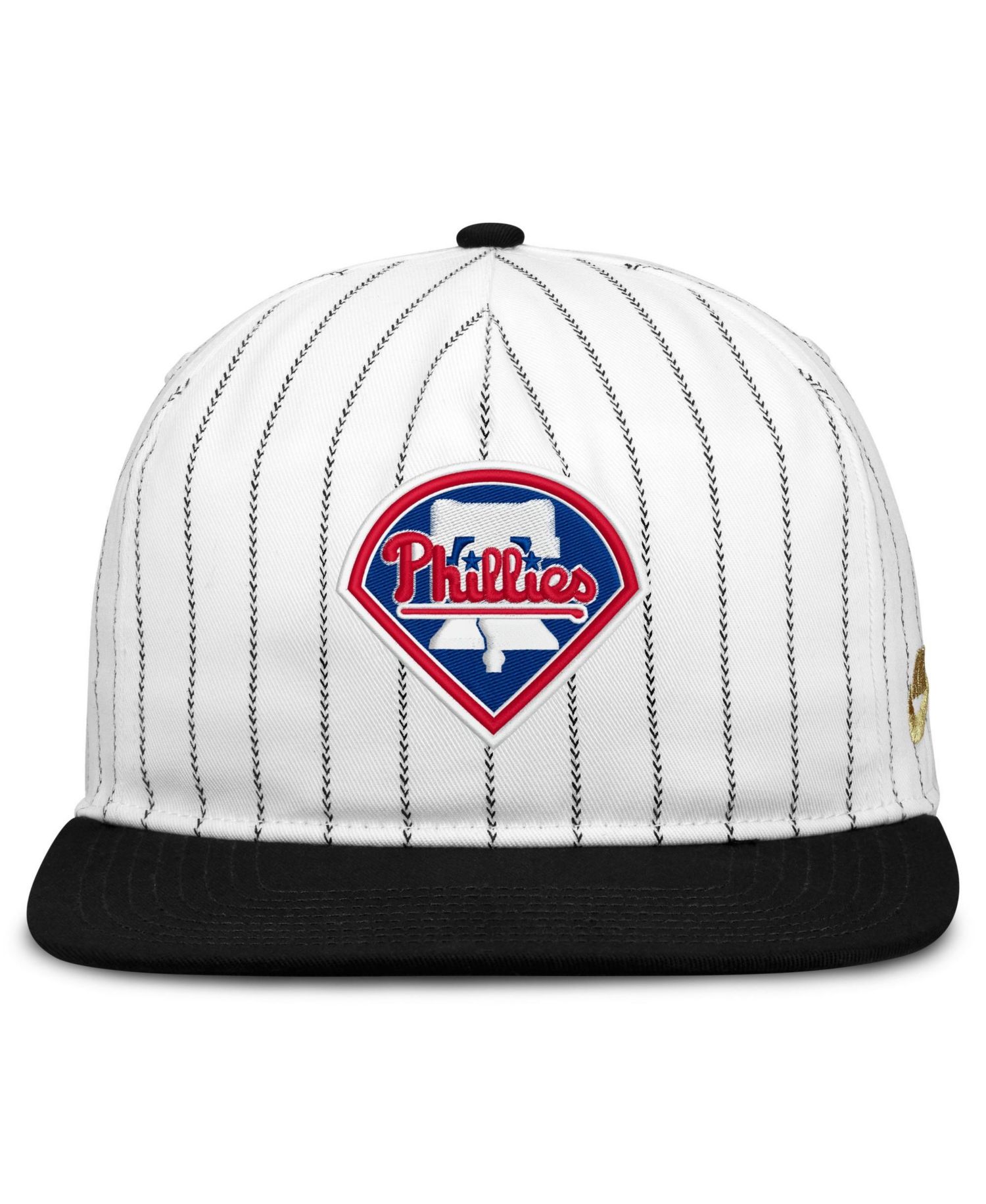Men's White/Black Philadelphia Phillies Cooperstown Collection Pro Adjustable Hat