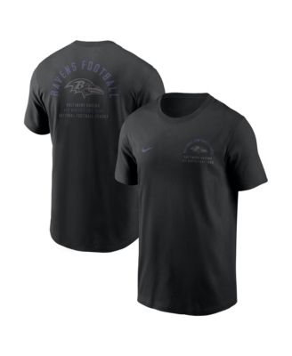 Men's Black Baltimore Ravens Split Logo T-Shirt